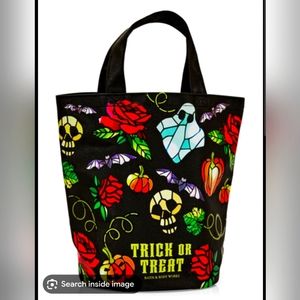 Bath and Body Works 2023 Halloween glow in the dark tote sold out NWT